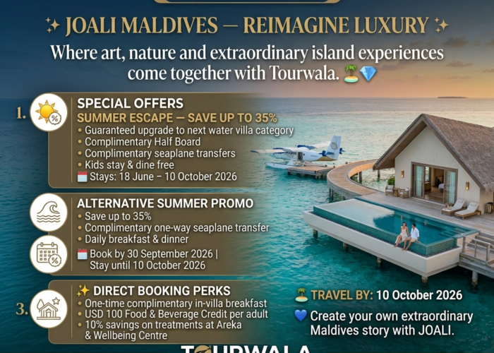 JOALI Maldives Honeymoon Package 2026–27 Luxury
