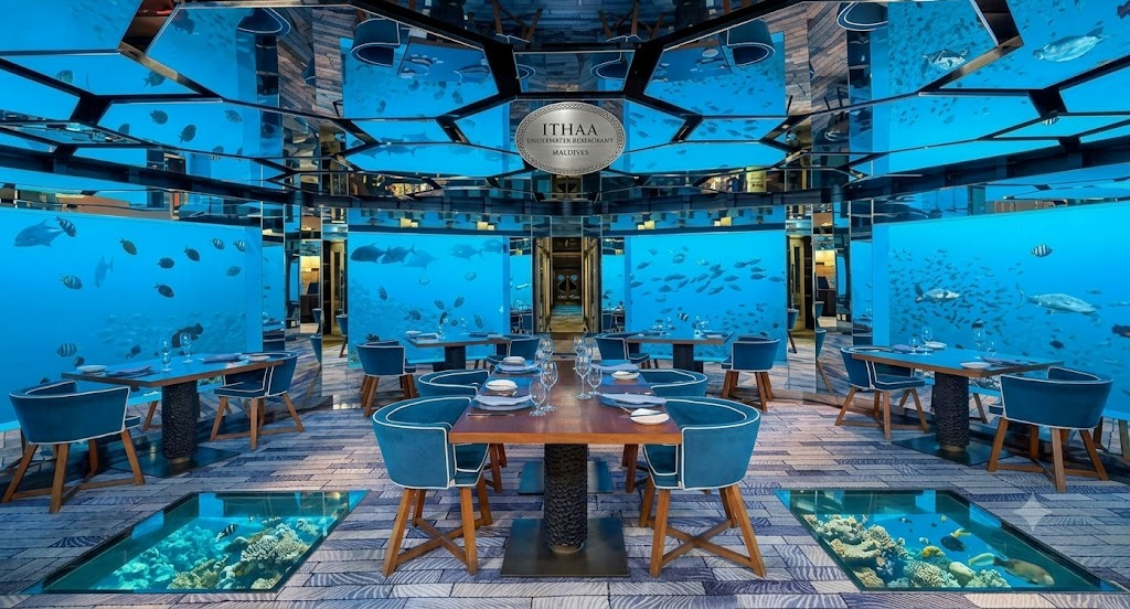 Maldives underwater restaurant
