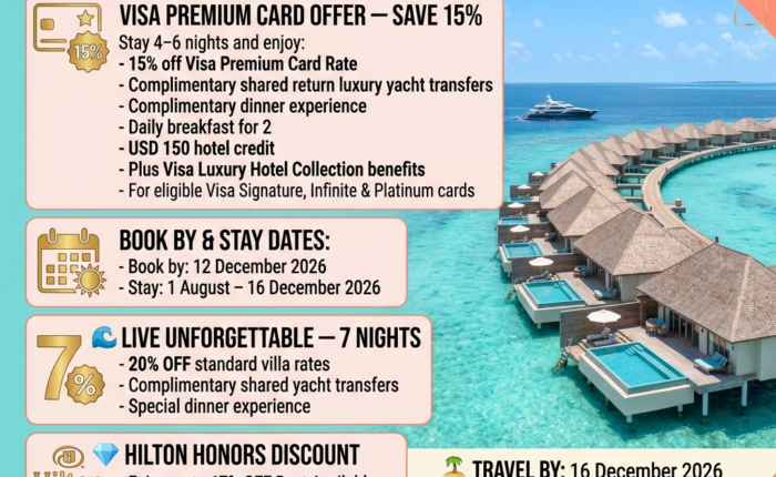 Waldorf Astoria Maldives Honeymoon 2026–27