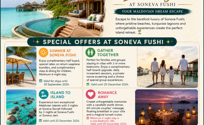 Soneva Fushi Honeymoon Package – 5 Nights in Maldives