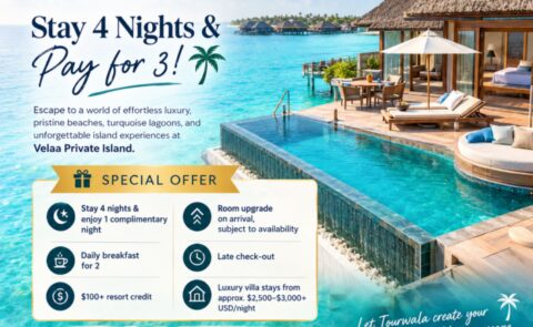 Velaa Private Island Honeymoon Package 2026–27